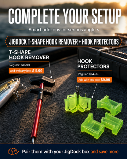 JigDock Rinse Box – Rinse, Drain & Store Fishing Lures