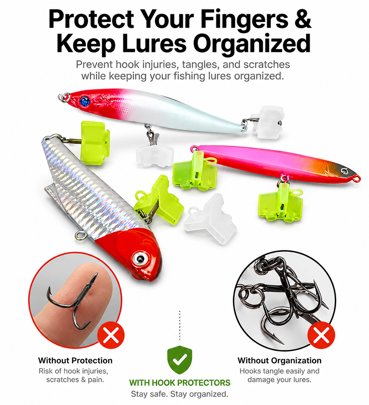 JigDock Treble Hook Protectors – 5 Pack