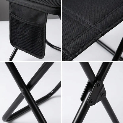JigDock Foldable Fishing Stool – Portable Crossbody Seat for Anglers