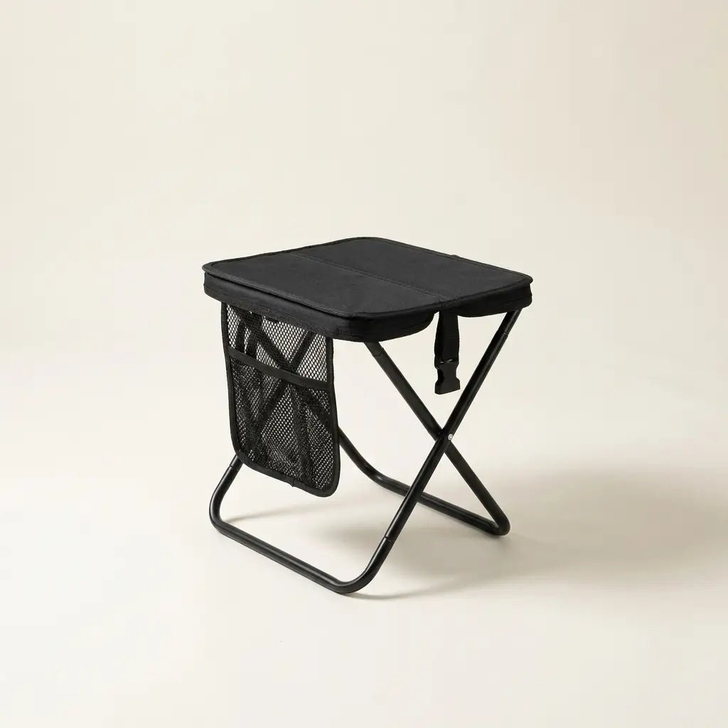 JigDock Foldable Fishing Stool – Portable Crossbody Seat for Anglers